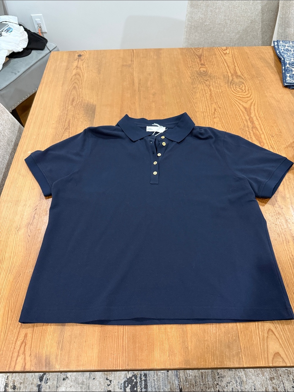 Classic Navy Polo Shirt - Tory Burch